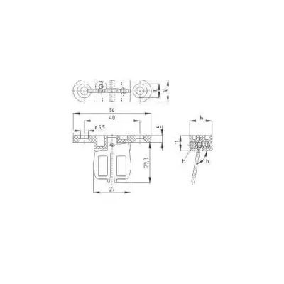 Schmersalov aktuator, premični AZ 15/16-B3