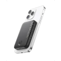ANKER 321 MagGo 5000mAh magnetni brezžični powerbank, črn