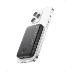 ANKER 321 MagGo 5000mAh magnetni brezžični powerbank, črn