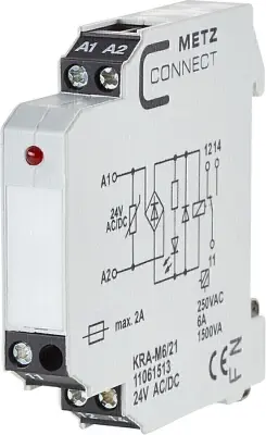 Metz Connect spojni modul KRA-M6/21 24AC/DC
