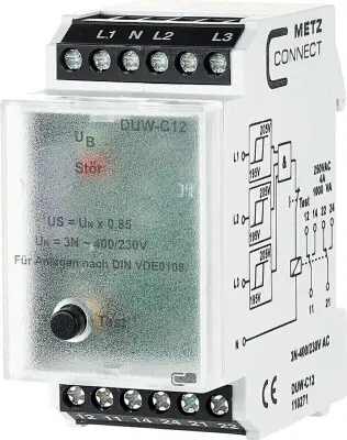 Metz Connect nadzor omrežja DUW-C12 3x230V