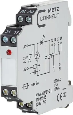 Spojni modul Metz Connect KRA-M8/21-21 230AC