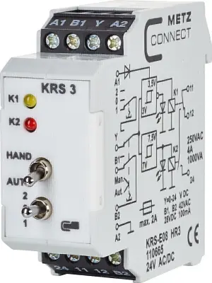 Vmesniški modul Metz Connect KRS-E08 HR3 24ACDC