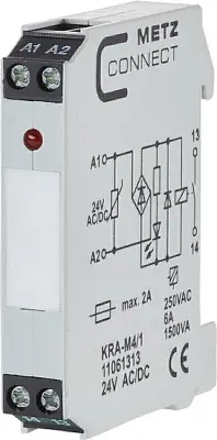 Metz Connect priključni modul KRA-M4/1 24AC/DC