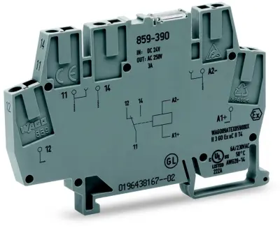 WAGO GmbH & Co. KG Relejna sponka 859-390