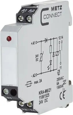 Metz Connect spojni modul KRA-M6/21 24DC