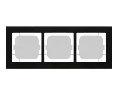 MDT technologies Okvir za steklo s 3 priključki bw BE-GTR363S.01
