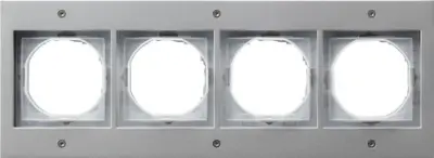 Gira okvir pokrova 4f.aluminij 021465