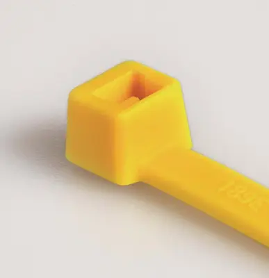 100 kosov. HellermannTyton kabelske vezalke T18R-N66-YE-C1