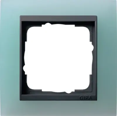 Gira pokrivni okvir 1gang neprosojen mint 021185