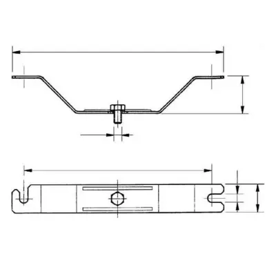 Ceag varnostna opora Stropni nosilec D92