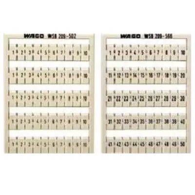 WAGO GmbH & Co. KG Sistem za označevanje WSB 209-507