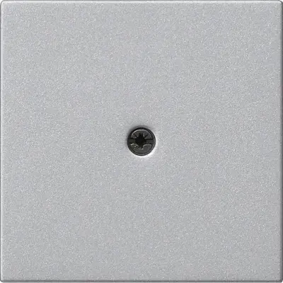 Gira sredinska plošča, pokrov za kabel, aluminij 027426