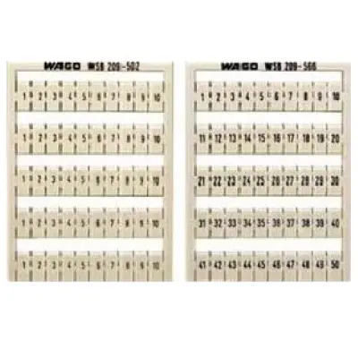 5 kosov. WAGO GmbH & Co. KG Sistem za označevanje WSB 209-505