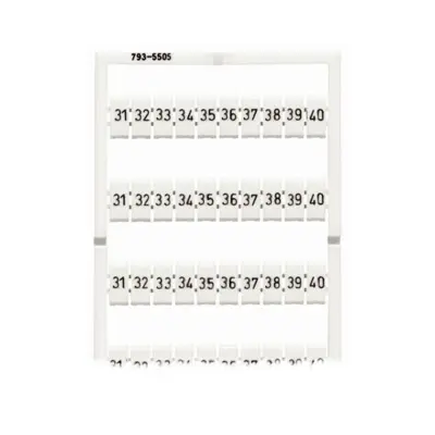 WAGO GmbH & Co. KG Sistem označevanja WMB 793-5505