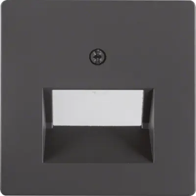 Berker center plate anthr.velvet 14096086