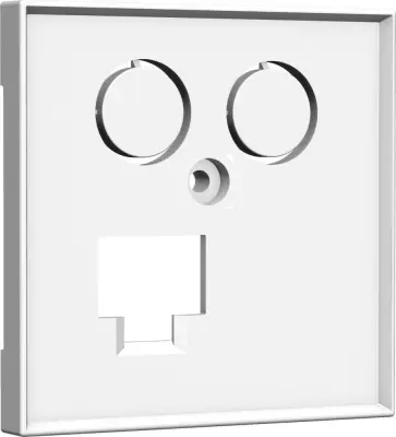 Homeway centralna plošča TV+LAN 55x55