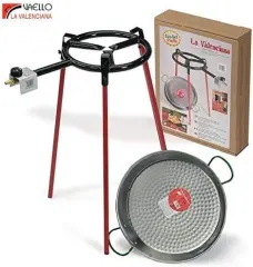 Vaello Paella ECO set grill 38cm (ponev, plinski gorilnik in stojalo)