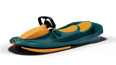 Gizmo Riders dvojni vodljivi bob do 140kg, lava oranžen - GALACTUS