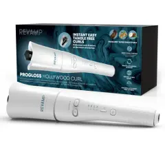 REVAMP PROGLOSS HOLLYWOOD CURL AUTOMATIC ROTATING HAIR CURLER CL-1850 bel kodralnik za lase