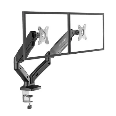 Univerzalni gibljiv nosilec za dva monitorja do 27″