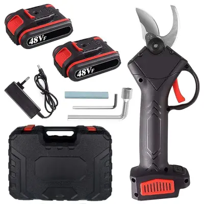 Komplet 48V elektro škarje za obrezovanje 2x akumulator do 30mm
