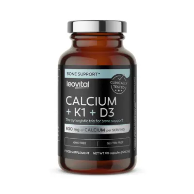 Calcium + K1 + D3, 90 kapsul