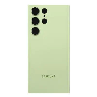 Zadnje steklo z vkljuceno leco, originalni Samsung S23 Ultra - limeta zelena