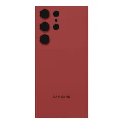 Zadnje steklo z vkljuceno leco, originalni Samsung Galaxy S23 Ultra - rdec