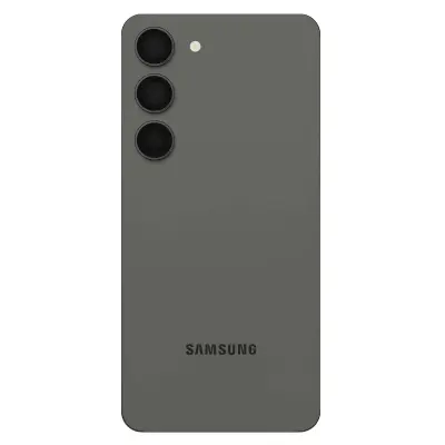 Zadnje steklo z vkljuceno leco, originalni Samsung Galaxy S23 - zelen