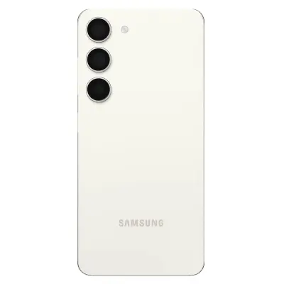 Zadnje steklo z vkljuceno leco, originalni Samsung Galaxy S23 - krem