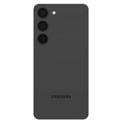 Zadnje steklo z vkljuceno leco, originalni Samsung Galaxy S23 - Phantom Black