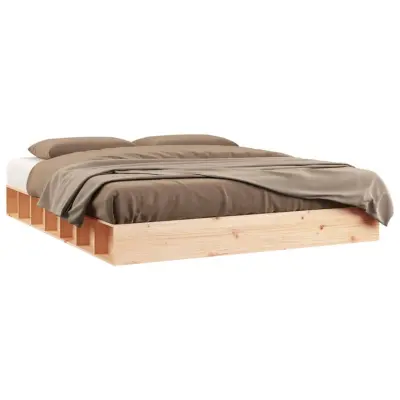 vidaXL Posteljni okvir 180x200 cm trden les