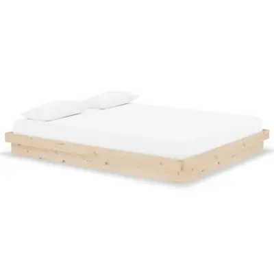 vidaXL Posteljni okvir trden les 160x200 cm