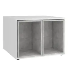 FMD Klubska mizica z 2 stranskima mizicama 67,5x67,5x50 cm