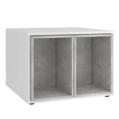 FMD Klubska mizica z 2 stranskima mizicama 67,5x67,5x50 cm