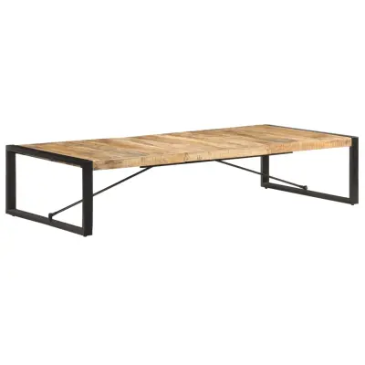 vidaXL Klubska mizica 180x90x40 cm robusten mangov les
