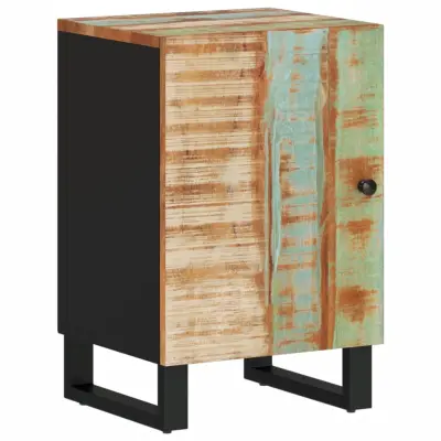 vidaXL Kopalniška omarica 38x33x58 cm trden predelan les