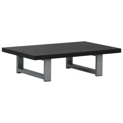 vidaXL Kopalniško pohištvo črne barve 60x40x16,3 cm