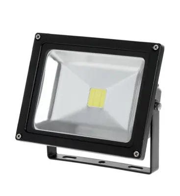 Reflektor LED, 20W/1500Lm, 6400K, IP65, črni