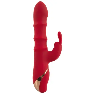 Rabbit vibrator s 3 gibajočimi prstani (R5402042)