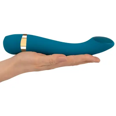 Vibrator "Hot and Cold" - turkizno moder (R555207)