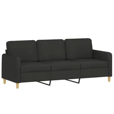 vidaXL Trosed črn 180 cm blago