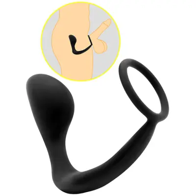 Stimulator prostate z erekcijskim obročkom "Lovetoys 696" (R49562)