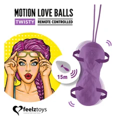 Vibro kroglice "Motion Love Balls - Twisty" (R28190)
