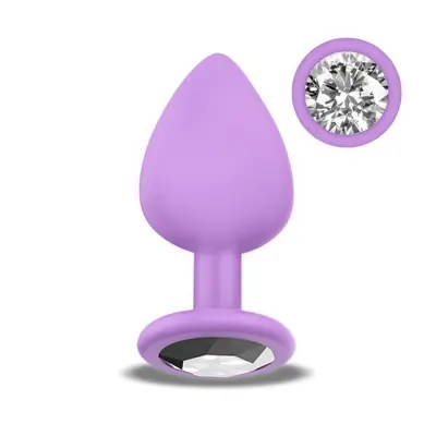 Analni čep s kristalom "Afterdark Sparkly" - S (R900227)