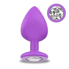 Analni čep s kristalom "Afterdark Sparkly" - M (R900222)