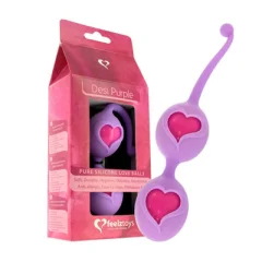 Vaginalne kroglice s srčkom "Desi Purple" (R9100012)