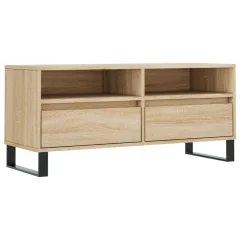 vidaXL TV omarica sonoma hrast 100x34,5x44,5 cm inženirski les