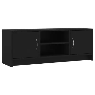 vidaXL TV omarica črna 102x30x37,5 cm inženirski les